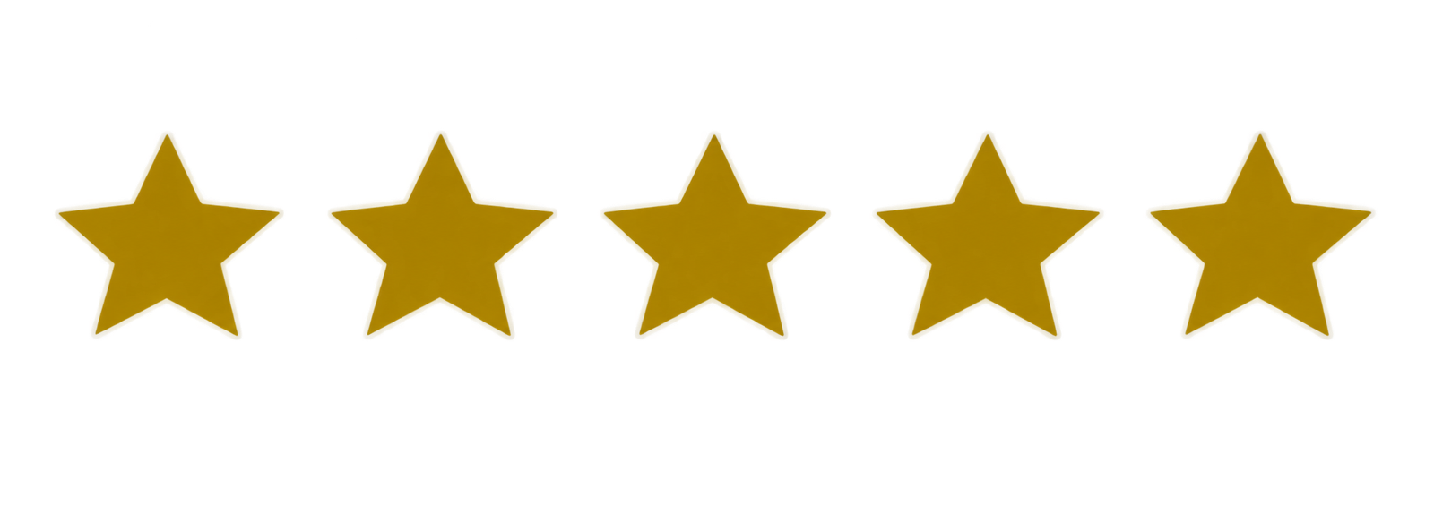 Five Golden Stars in a Row