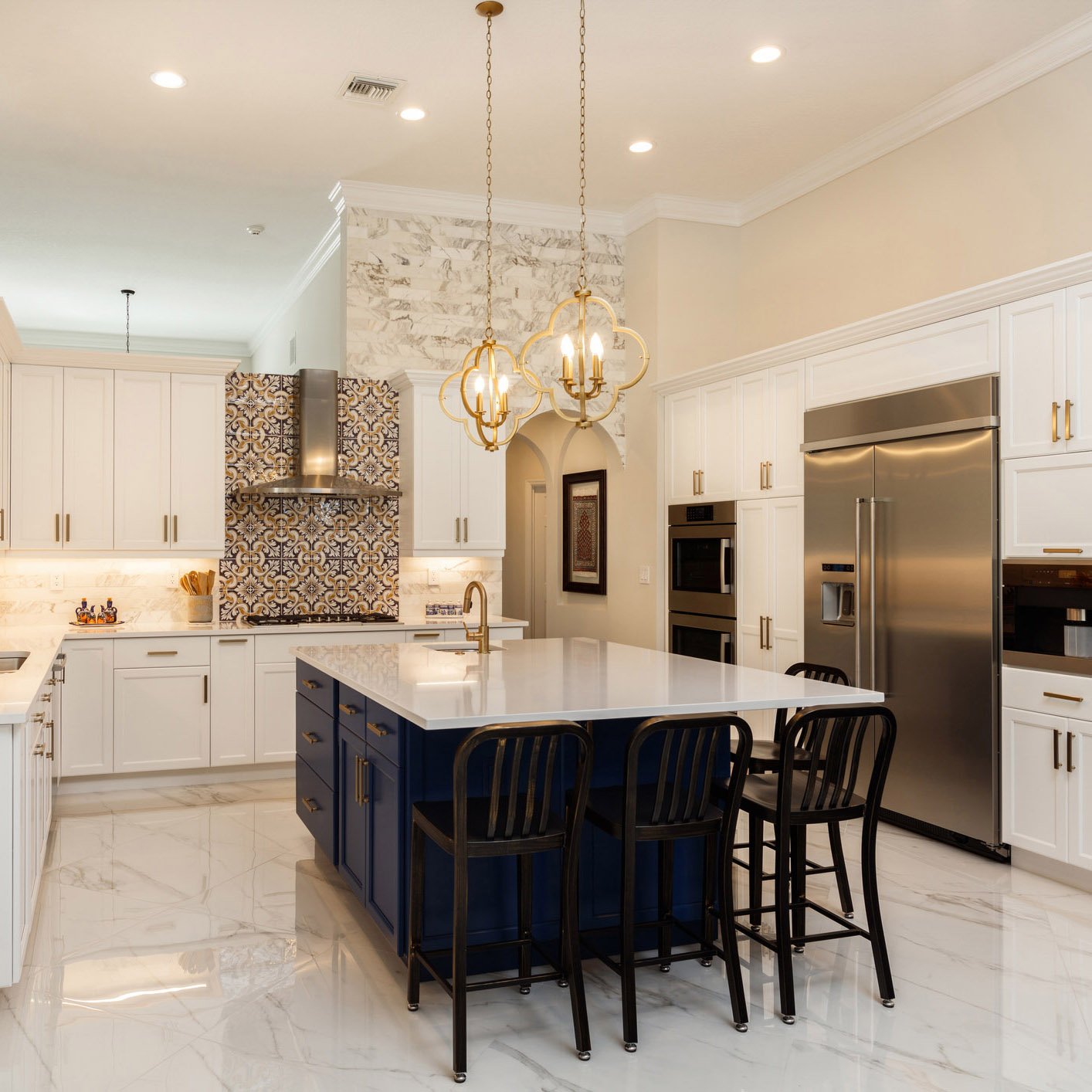 Luxury White Kitchen Design